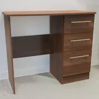 Sherwood 3 Drawer Vanity Unit - Brown, Walnut