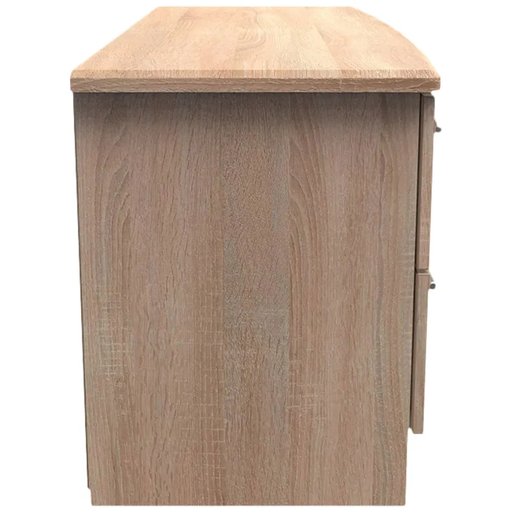 Sherwood 4 Drawer Bed Box - Brown, Bardolino Oak