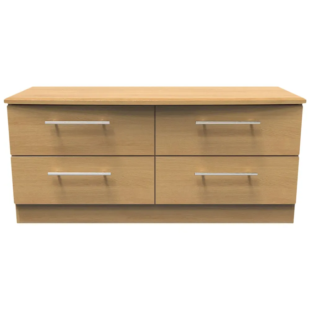 Sherwood 4 Drawer Bed Box - Brown, Oak