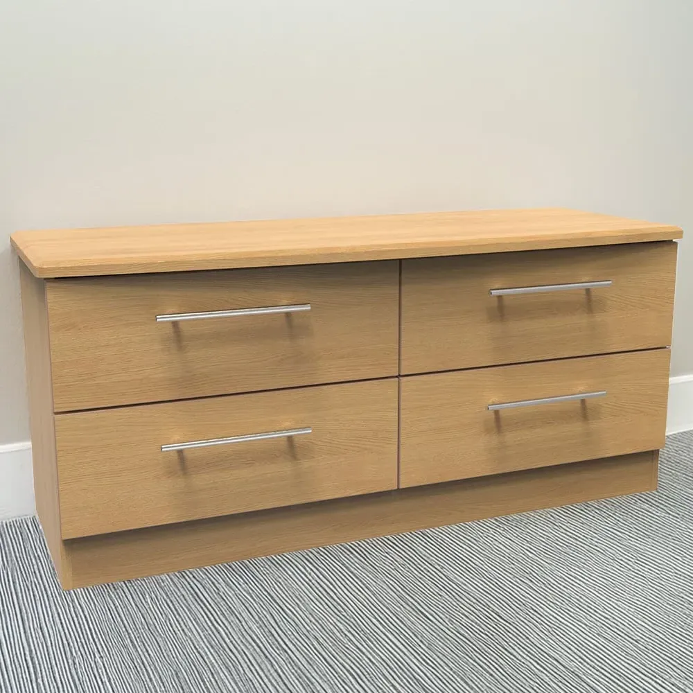 Sherwood 4 Drawer Bed Box - Brown, Oak