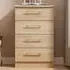 Sherwood 4 Drawer Midi Chest of Drawers - Brown, Oak