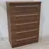 Sherwood 5 Drawer Chest of Drawers - Noche Walnut