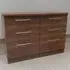 Sherwood 6 Drawer Chest of Drawers - Noche Walnut