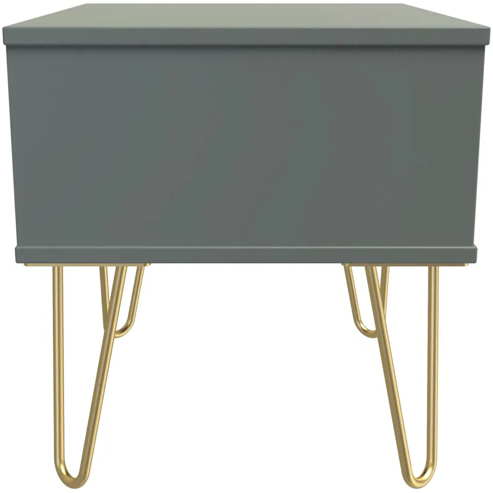 Single Drawer Bedside Table - Reed Green