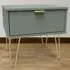 Single Drawer Bedside Table - Reed Green