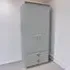 Victoria 2 Door Wardrobe with Drawers - Grey, Oak