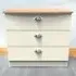 Victoria 3 Drawer Chest of Drawers - Cream, Ash