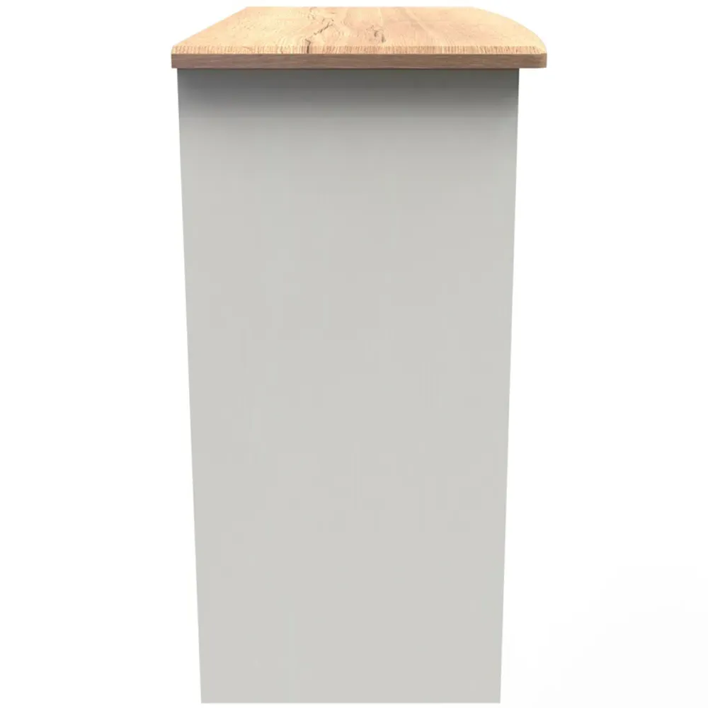 Victoria 3 Drawer Vanity Unit - Cream, Ash