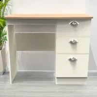 Victoria 3 Drawer Vanity Unit - Cream, Ash