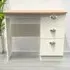 Victoria 3 Drawer Vanity Unit - Cream, Ash