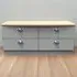 Victoria 4 Drawer Storage Box - Grey, Oak