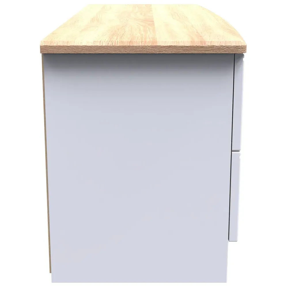 Victoria 4 Drawer Storage Box - White, Oak