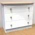 Warwick 3 Drawer Chest of Drawers - White, Ash and Oak