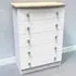 Warwick 5 Drawer Chest of Drawers - White, Ash and Oak
