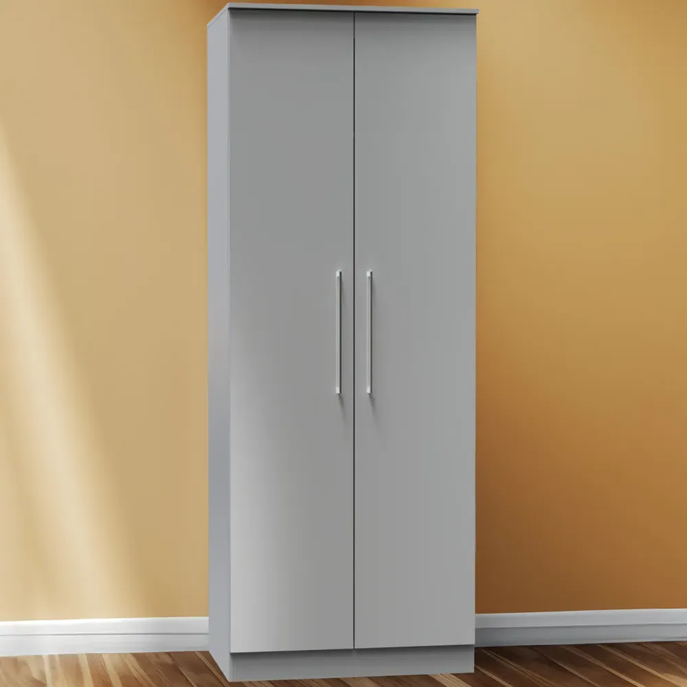 Worcester 2 Door Wardrobe - Grey