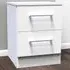 Worcester 2 Drawer Bedside Cabinet - White