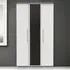 Worcester 3 Door Mirrored Wardrobe - White