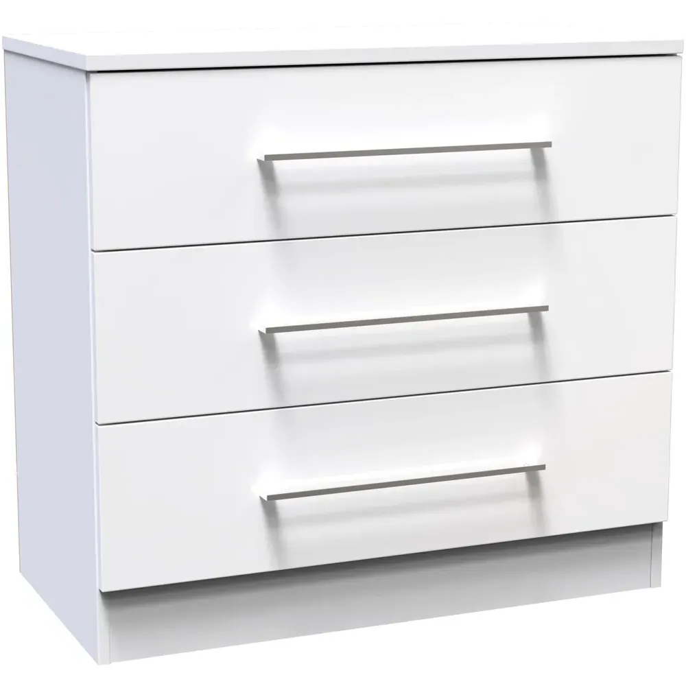 Worcester 3 Drawer Chest - White