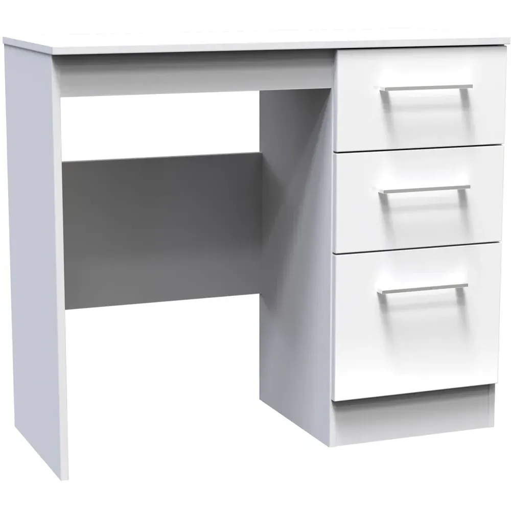 Worcester 3 Drawer Vanity - White