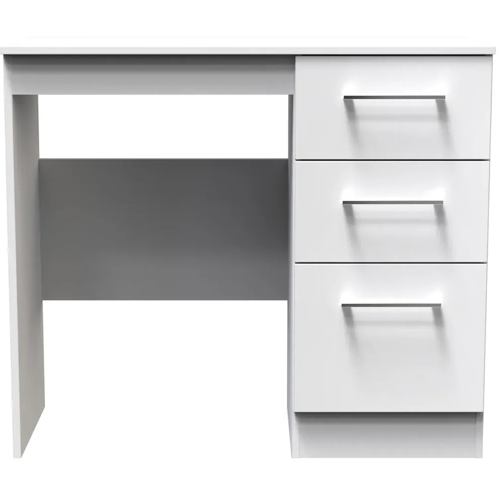 Worcester 3 Drawer Vanity - White