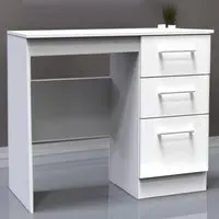 Worcester 3 Drawer Vanity - White