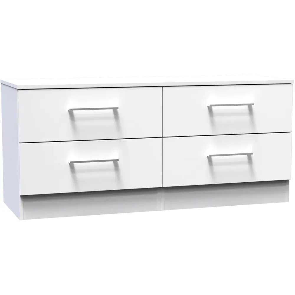 Worcester 4 Drawer Bed Box - White