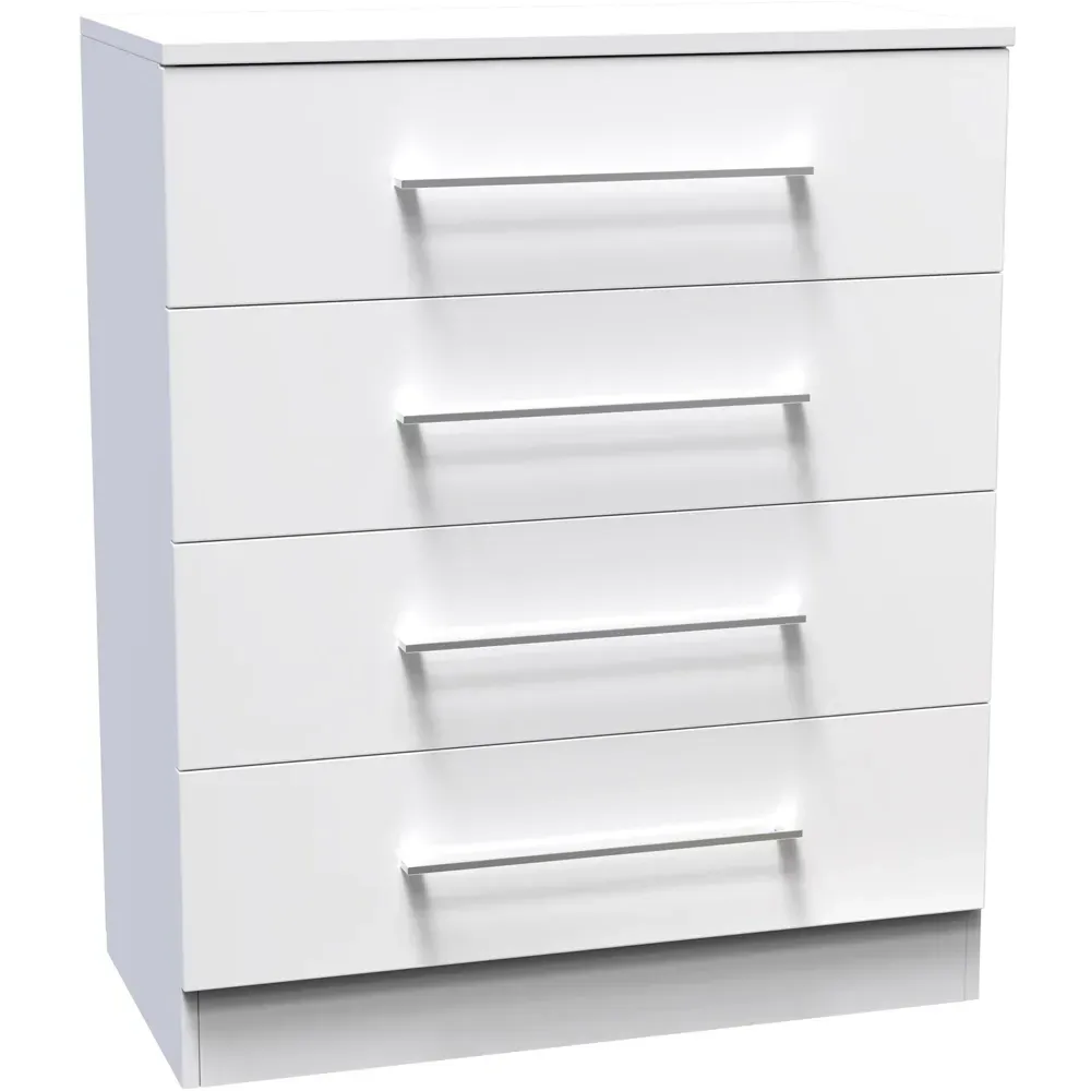 Worcester 4 Drawer Chest - White