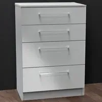 Worcester 4 Drawer Deep Chest - Grey