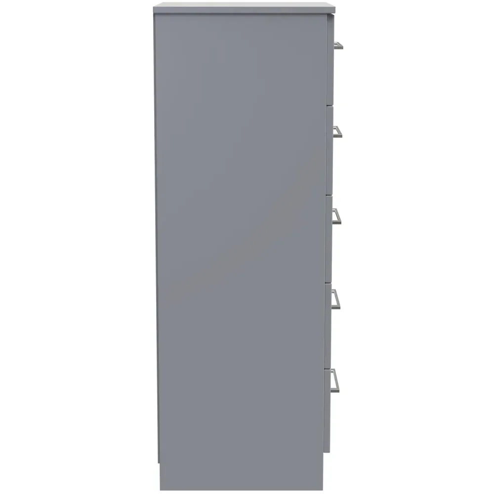 Worcester 5 Drawer Tallboy - Grey