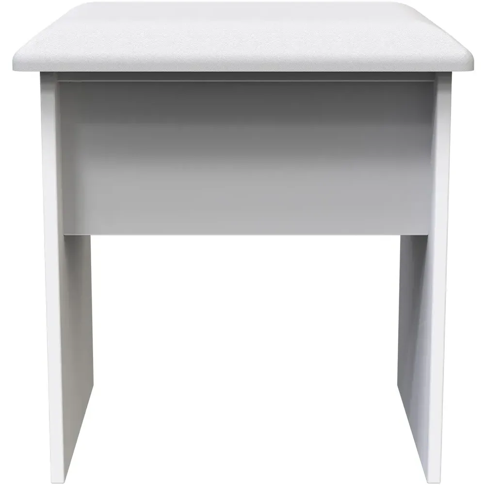Worcester Dressing Table Stool - White