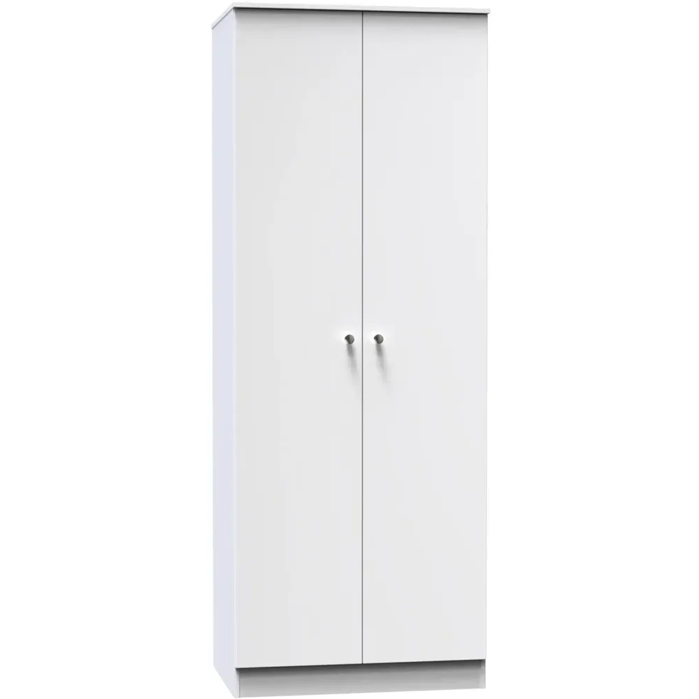 Yarmouth 2 Door Tall Wardrobe - White