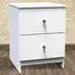 Yarmouth 2 Drawer Bedside Cabinet - White