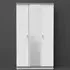 Yarmouth 3 Door Tall Mirrored Wardrobe - White