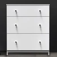 Yarmouth 3 Drawer Deep Chest - White