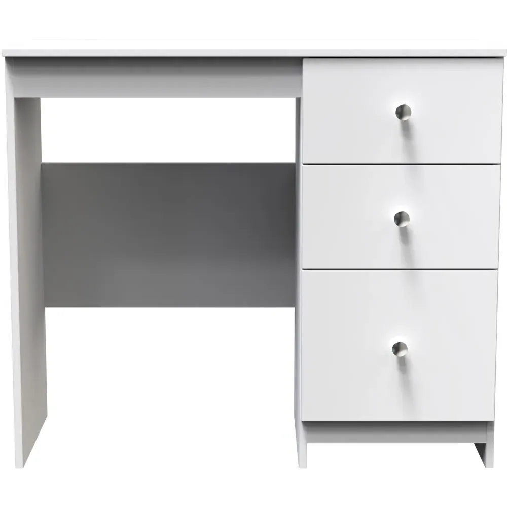 Yarmouth 3 Drawer Vanity Desk - White