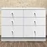 Yarmouth 6 Drawer Midi Chest - White