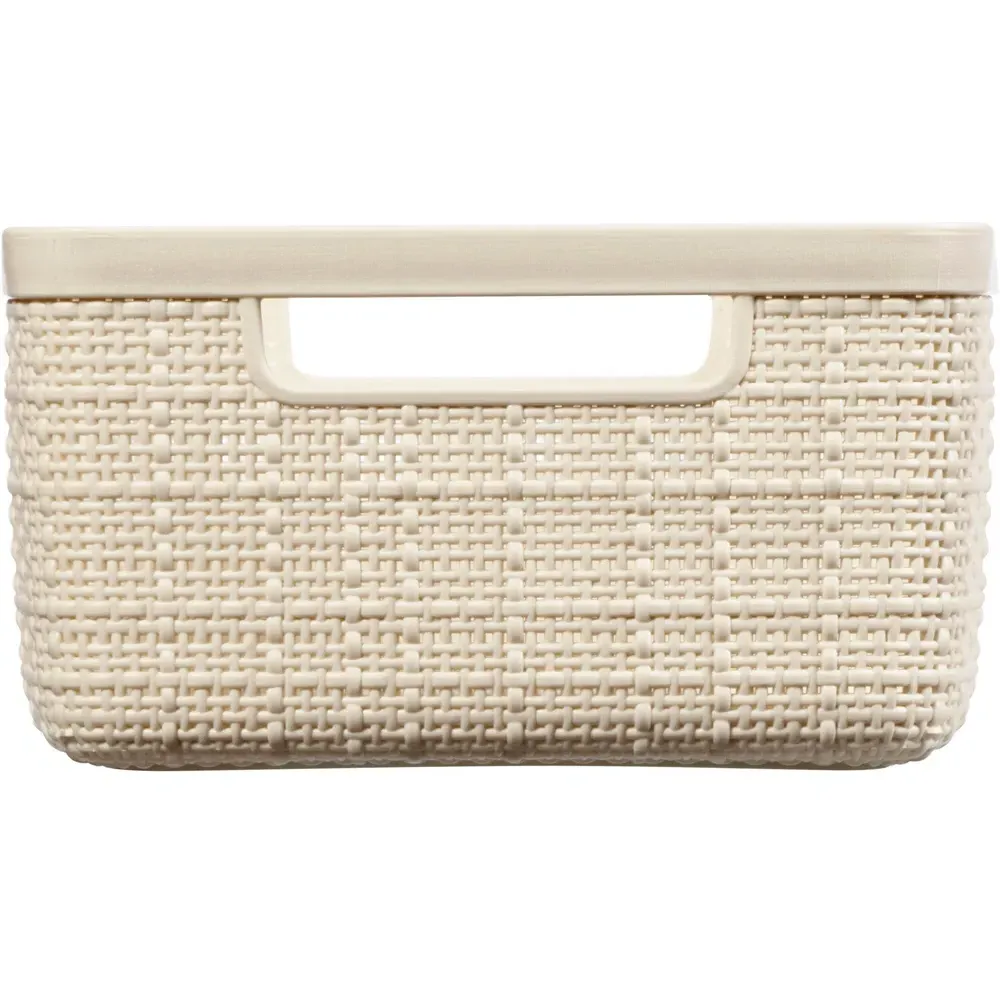 12L Jute Storage Basket - Off White