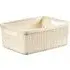 12L Jute Storage Basket - Off White