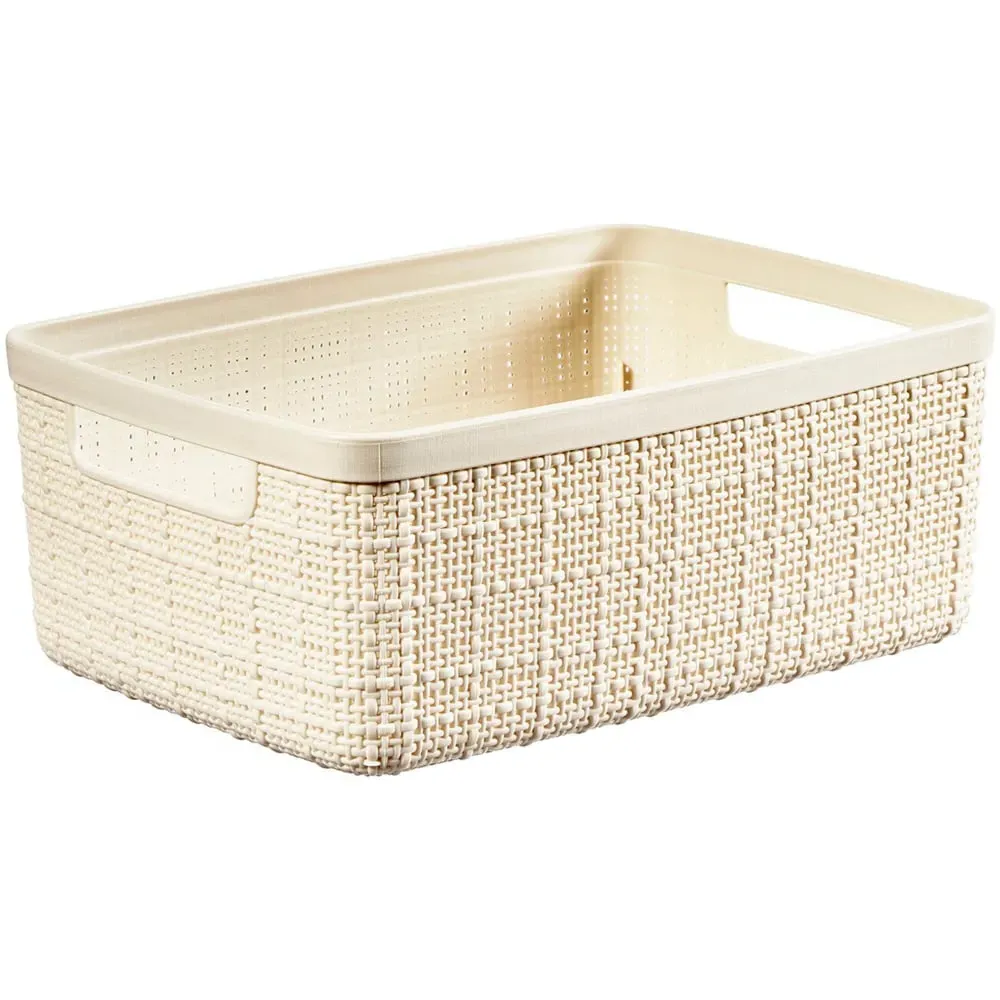 12L Jute Storage Basket - Off White image