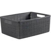 12L Storage Basket - Deep Shadow, Jute
