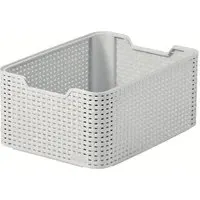 18L Storage Basket - Grey, Plastic