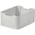 18L Storage Basket - Grey, Plastic