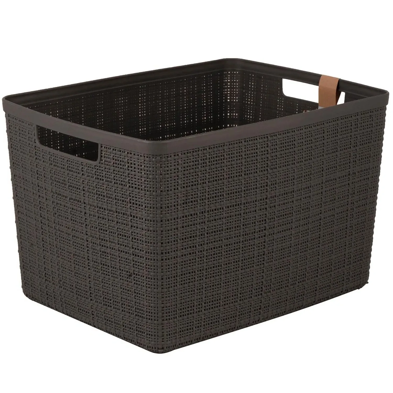 20L Storage Basket - Deep Shadow, Jute
