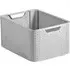 30L Storage Basket - Grey, Plastic