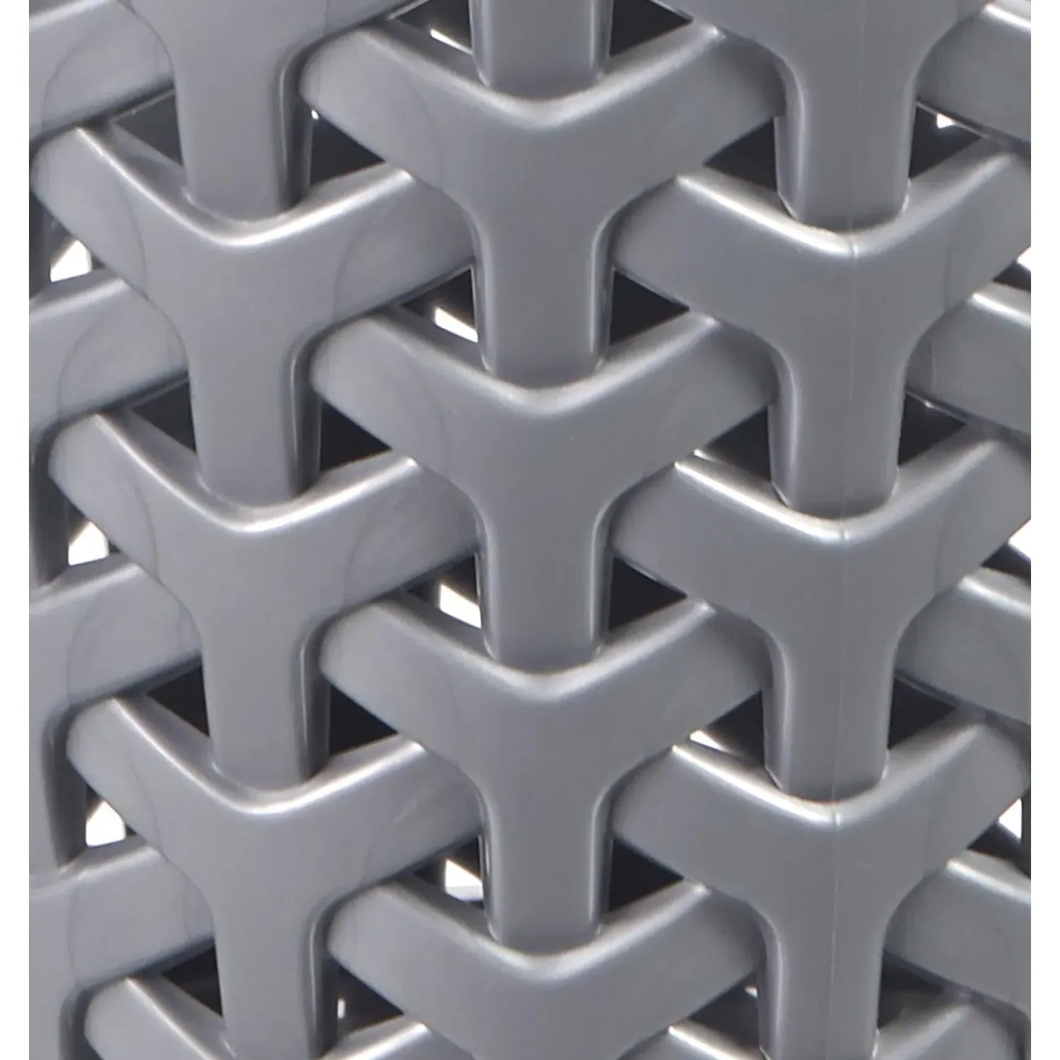 My Style 28L Rectangular Storage Basket - Grey, Plastic