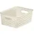 My Style Rectangular Storage Basket 4L - Vintage White