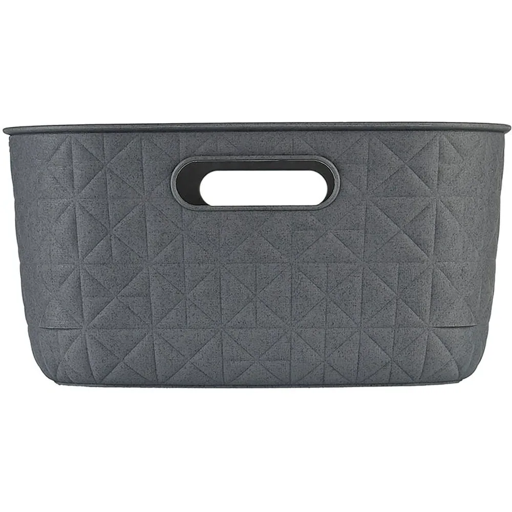 Softex 12.5L Storage Basket - Grey