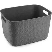 Softex 19L Storage Basket - Grey