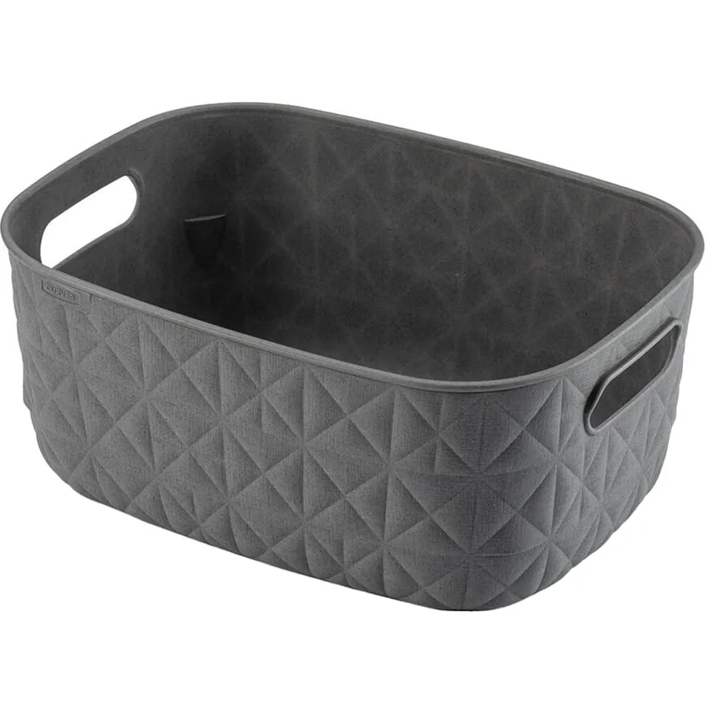 Softex 4L Storage Basket - Grey