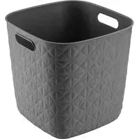 Softex Cube Storage Basket 15L - Grey